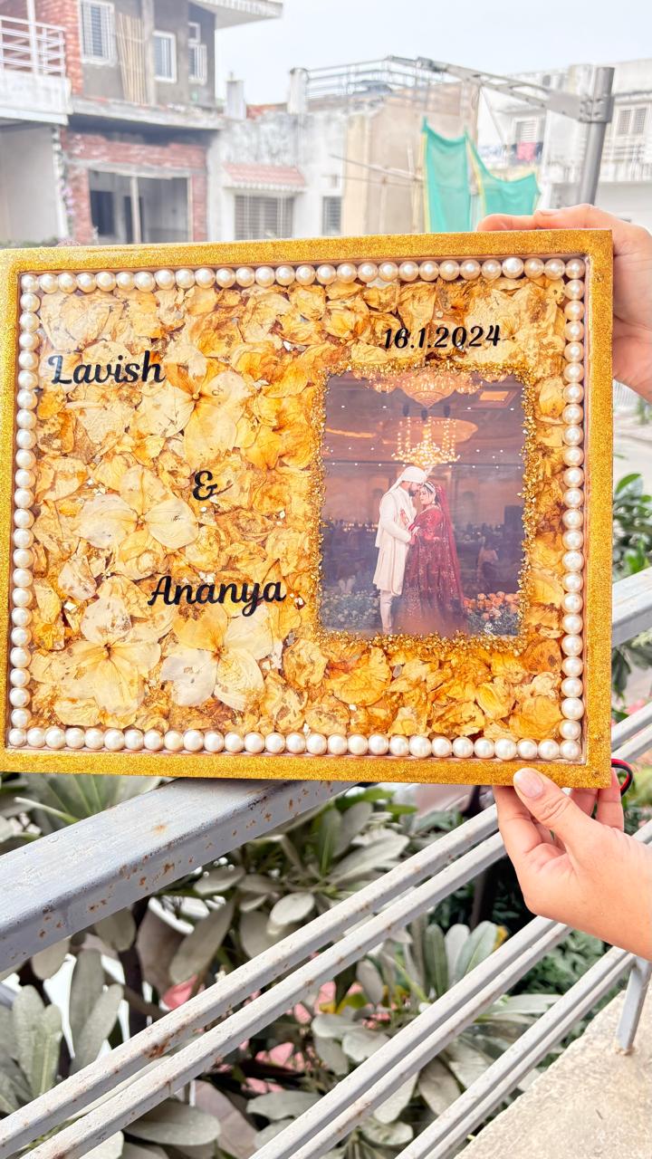 Wedding Memory Resin Frame